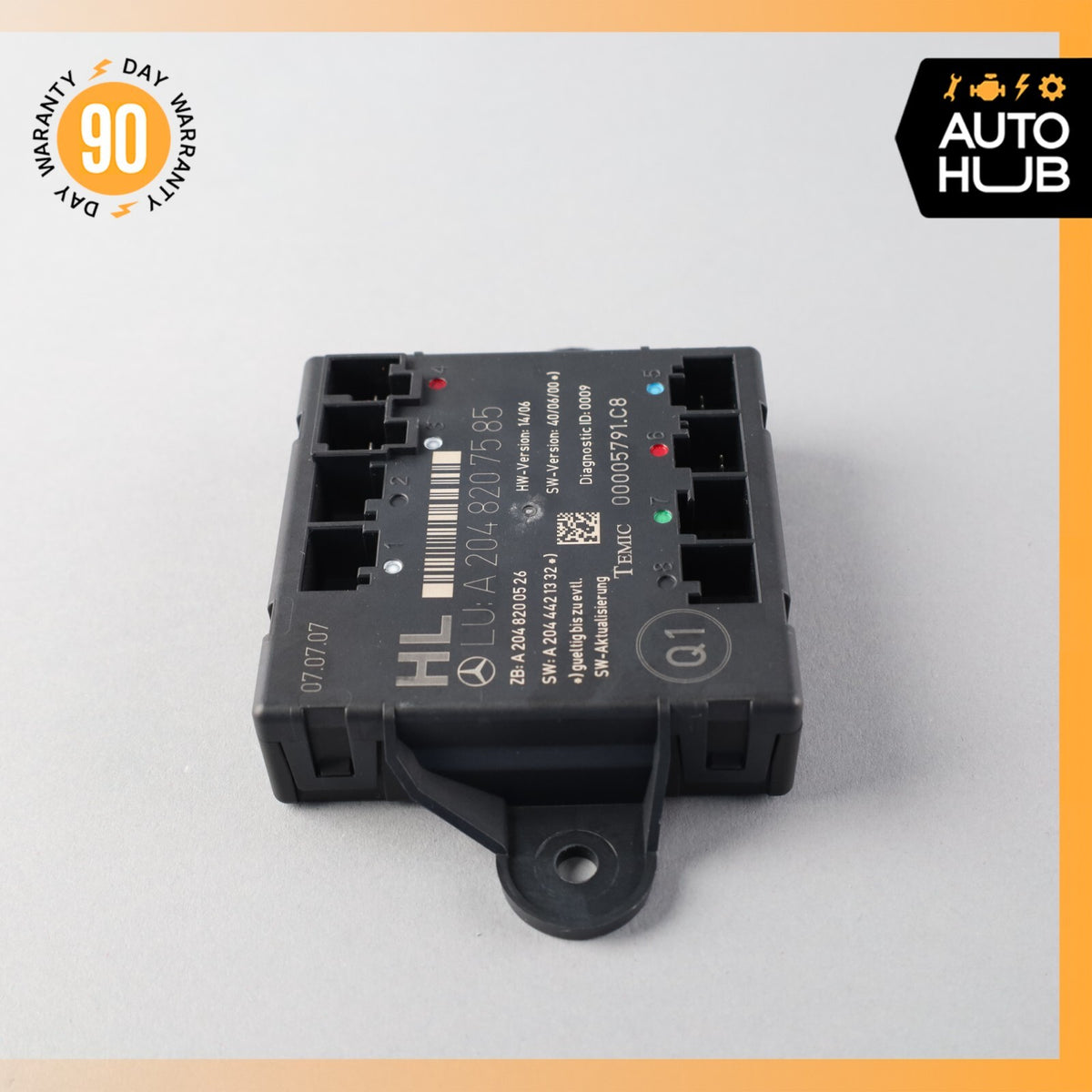 08-18 Mercedes W204 C300 CLS550 GLK350 Rear Left Side Door Control Module OEM - photo 4