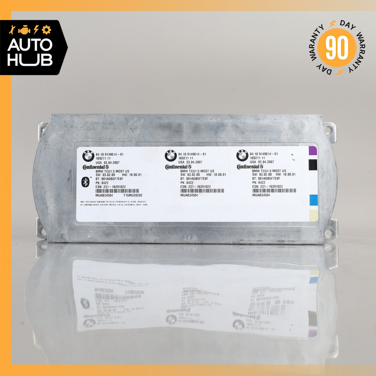 BMW E90 328i 128i 650i Bluetooth Telematics Module 84109149614 OEM 67k - photo 6