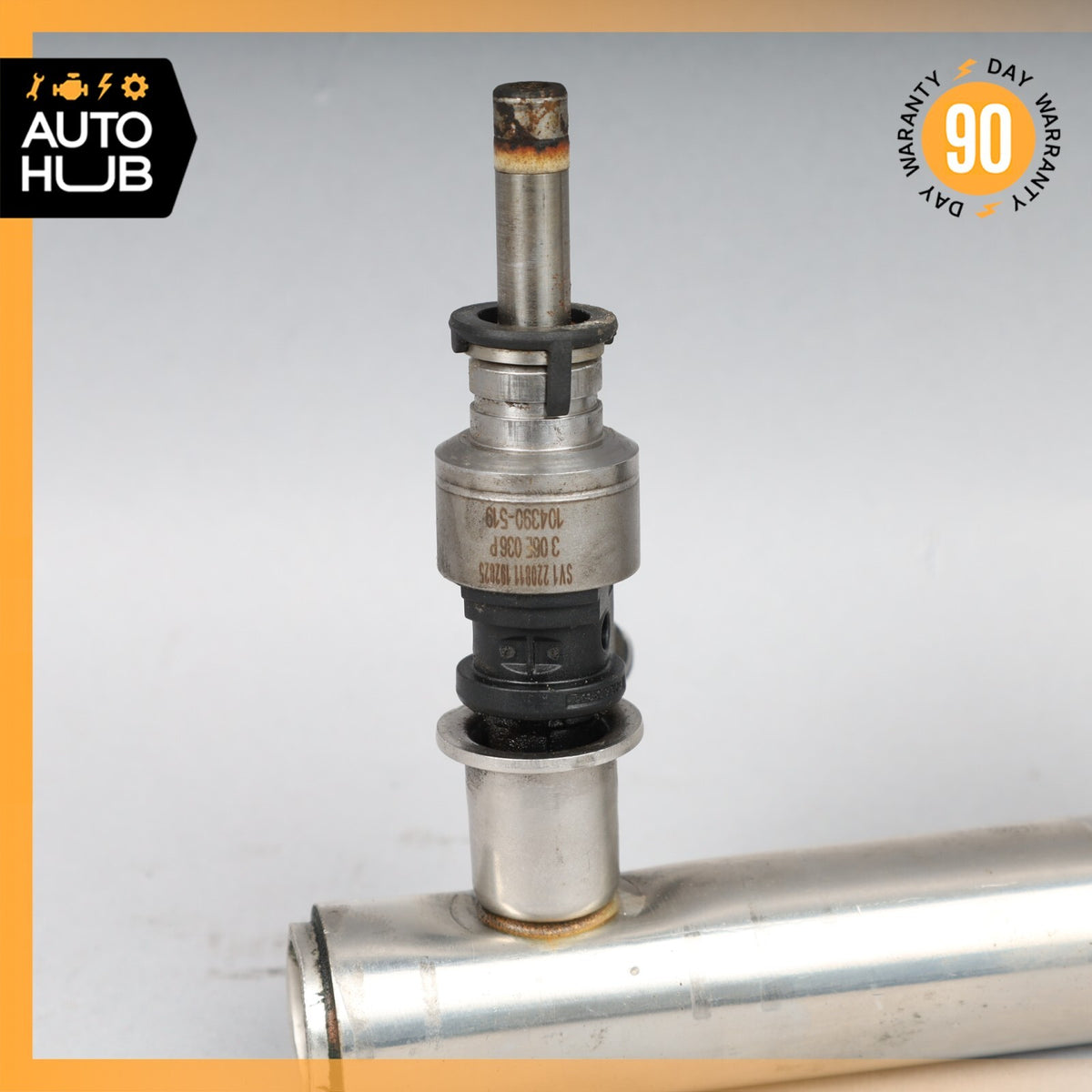 Porsche Cayenne 958 Hybrid S Fuel Injection Rail Line w/ Injectors Right Side - photo 9