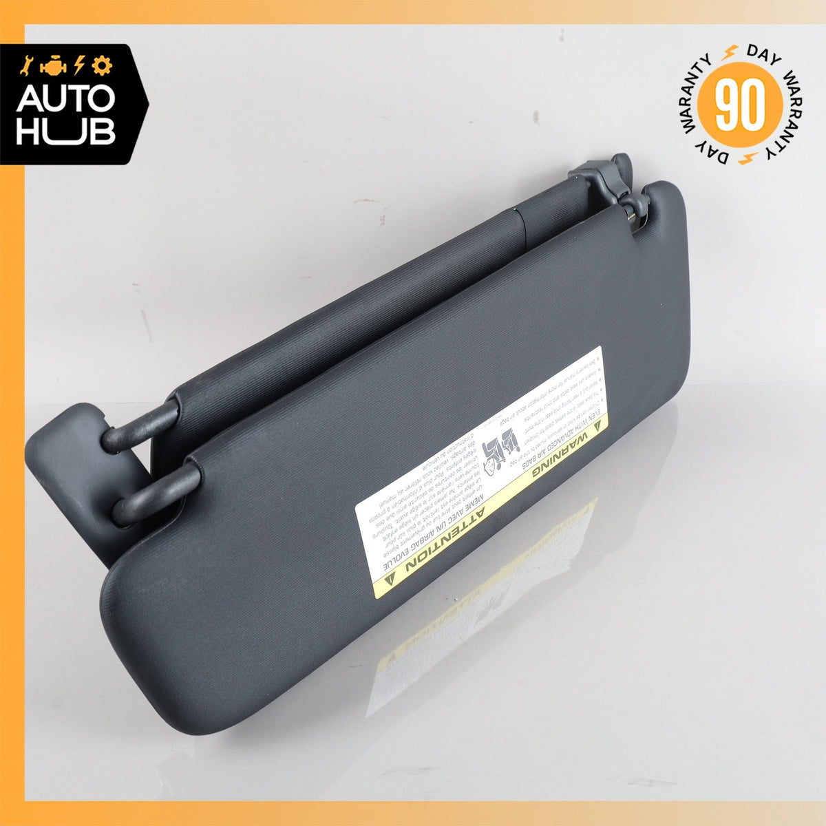11-18 Porsche Cayenne 958 S Sun Visor Sunvisor Front Right Side Black OEM - photo 12