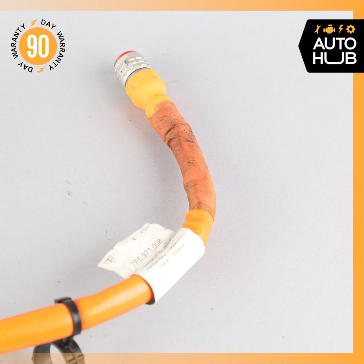15-18 Porsche Cayenne E-Hybrid 958 A/C AC Compressor High Voltage Wire Cable OEM - photo 4