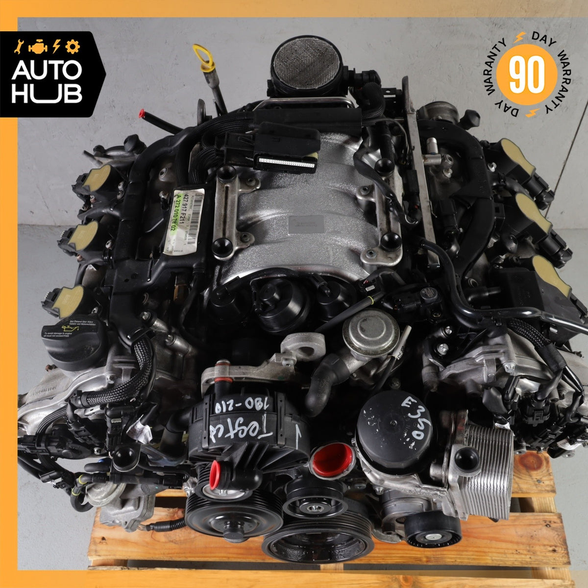 05-11 Mercedes W211 E350 CLK350 RWD Engine Motor 3.5L V6 M272 272.964 OEM 112k - photo 4