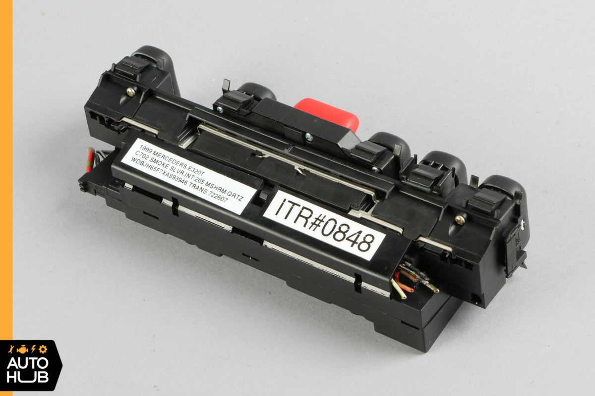 98-02 Mercedes W208 CLK320 E430 Hazard Door Lock Switch Control Panel OEM - photo 8
