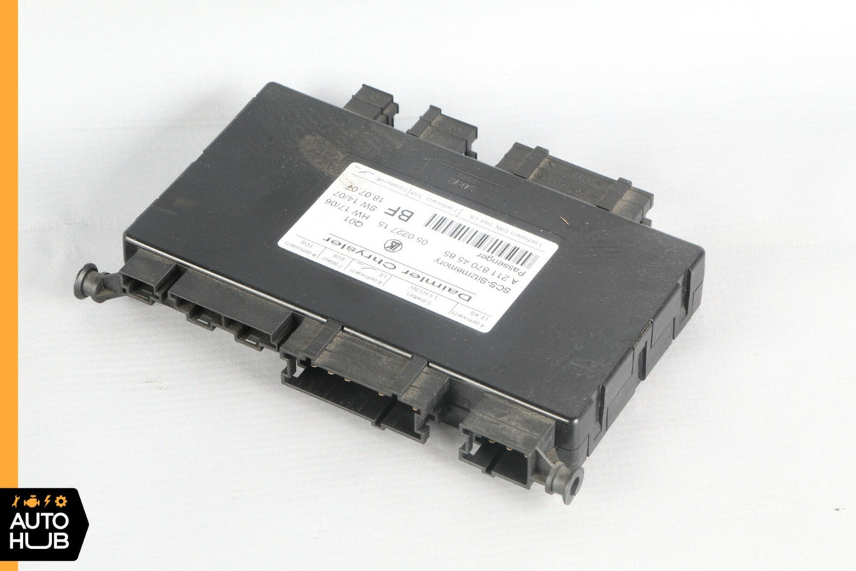 06-09 Mercedes W211 E500 CLS500 Seat Control Module Front Right Passenger OEM - photo 3