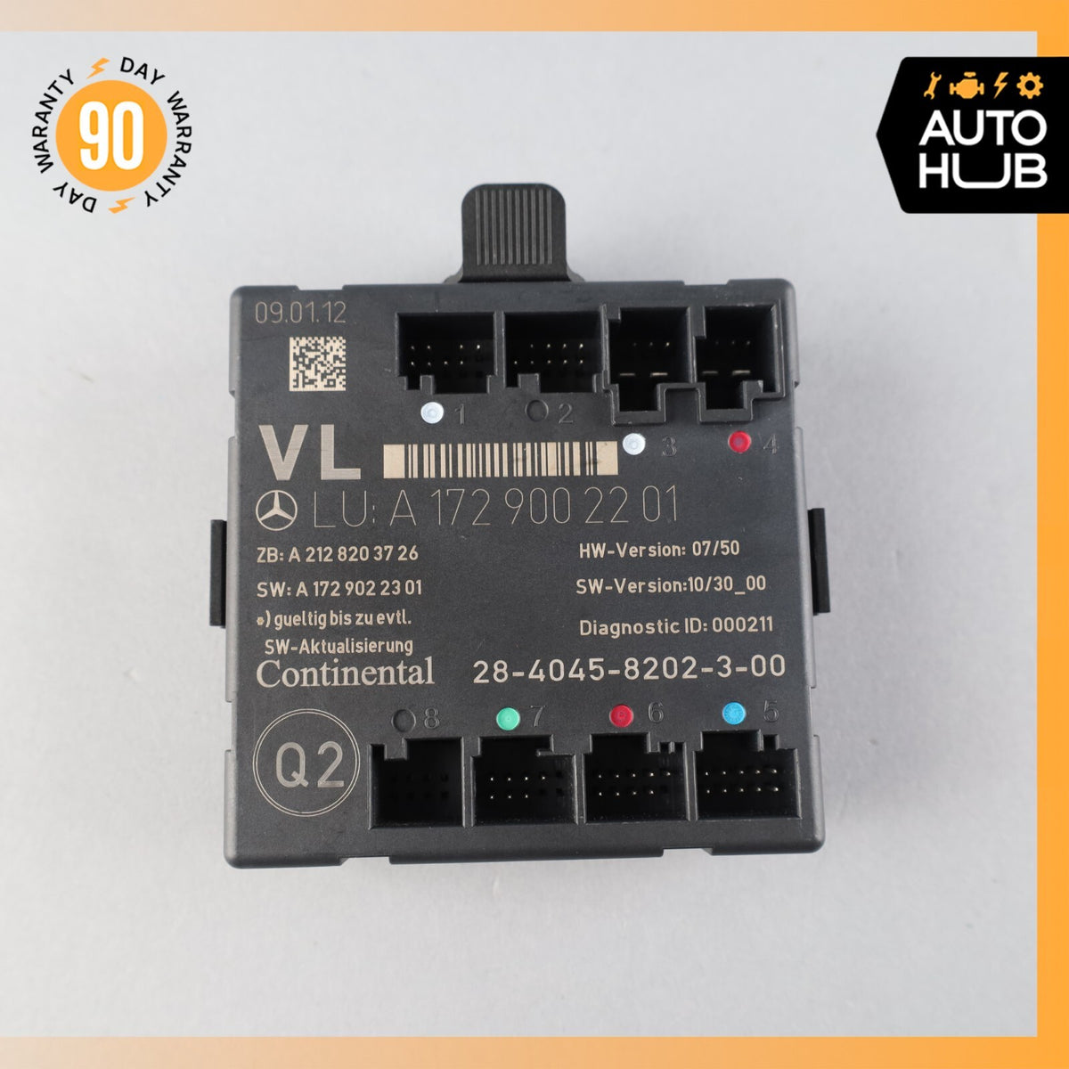 2012 Mercedes R172 SLK350 SLK55 Front Left Driver Side Door Control Module OEM - photo 7
