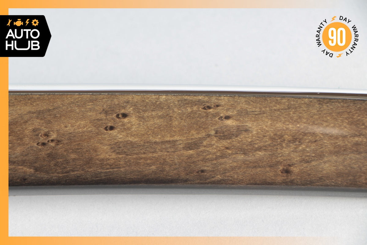 03-09 Mercedes W211 E55 AMG E350 E550 Dashboard Dash Left Molding Trim Wood OEM - photo 3
