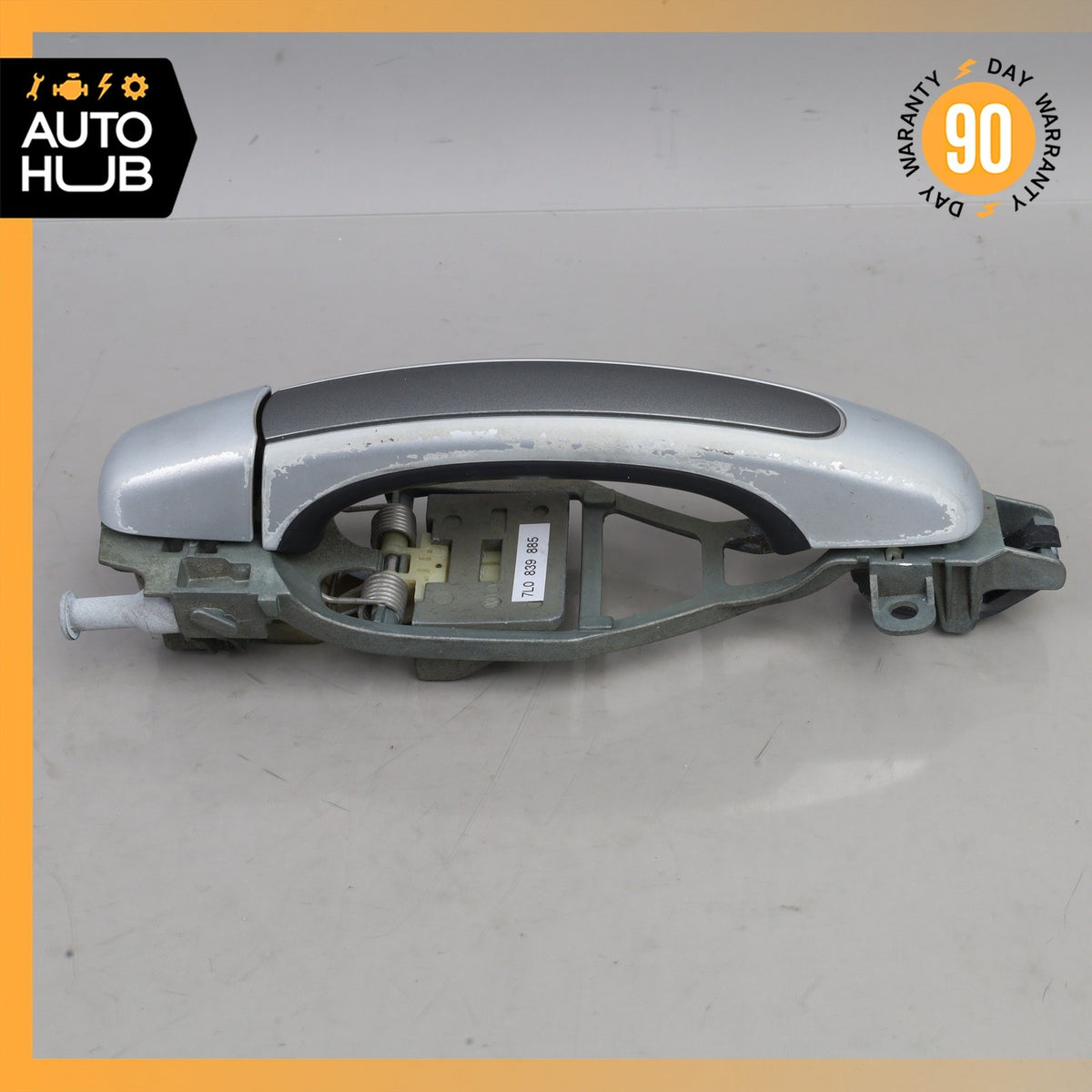 Porsche Cayenne 955 Rear Left Driver Side Exterior Door Handle Gray OEM - photo 4