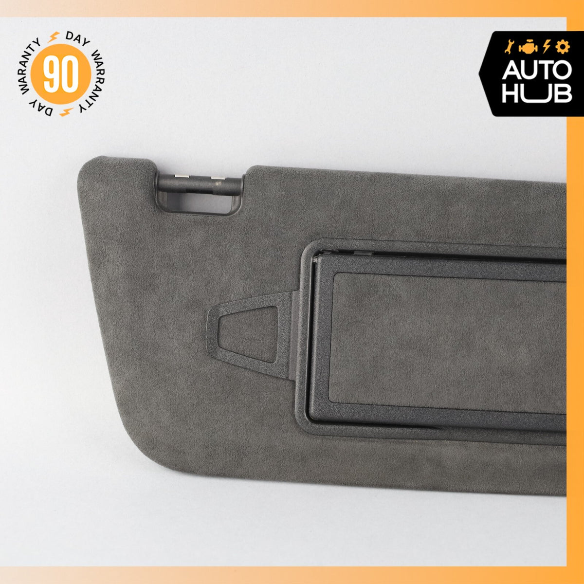 Mercedes W216 CL600 S63 AMG Right Side Sun Visor Shade Sunvisor Black Suede OEM - photo 2