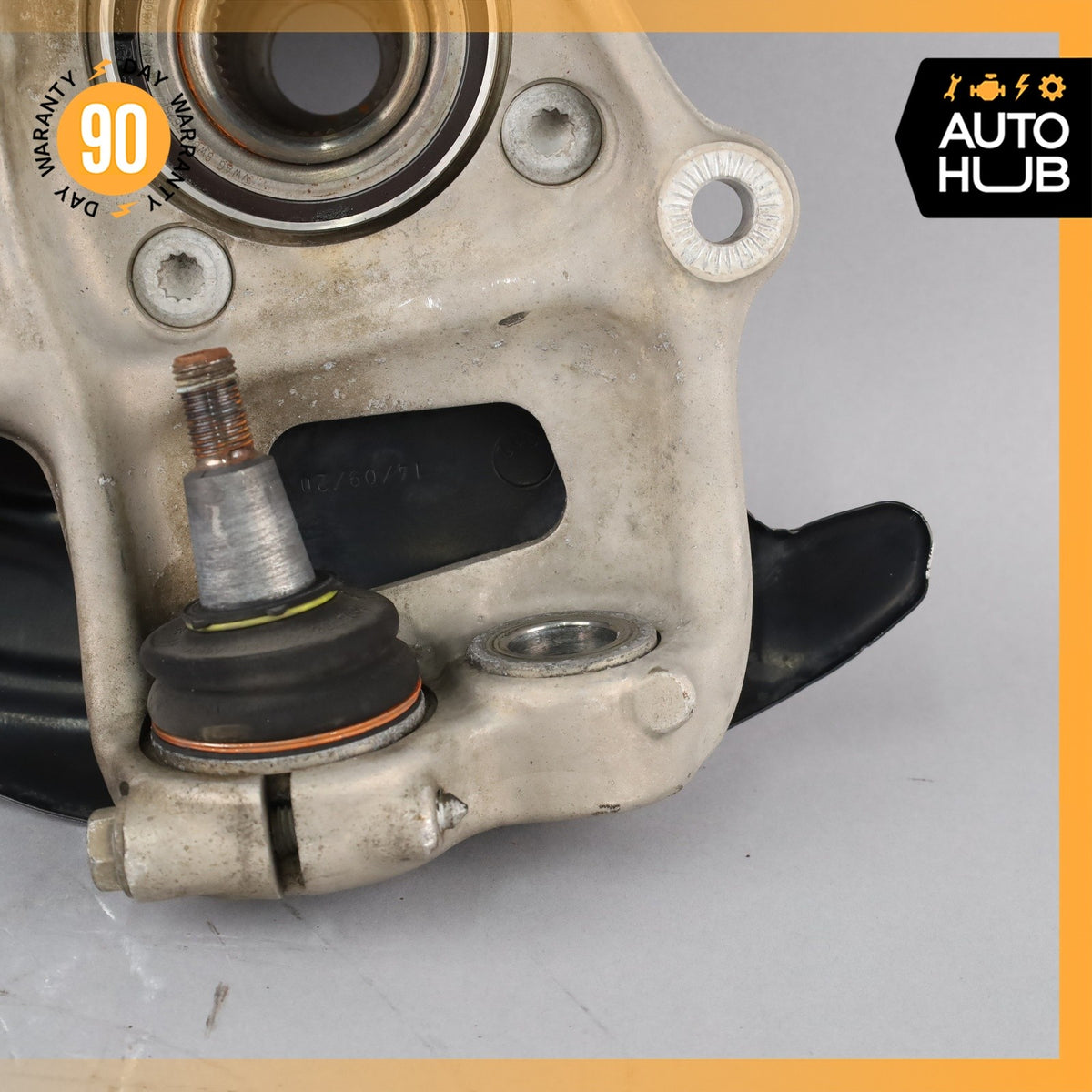 17-25 Audi 4M Q7 Q8 e-Tron Quattro Front Right Spindle Knuckle w/ Shield OEM - photo 12