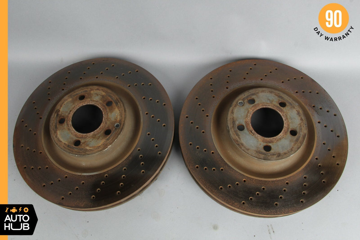 03-06 Mercedes W211 E55 CLS55 AMG Front Brake Rotors 2304210712 OEM - photo 1