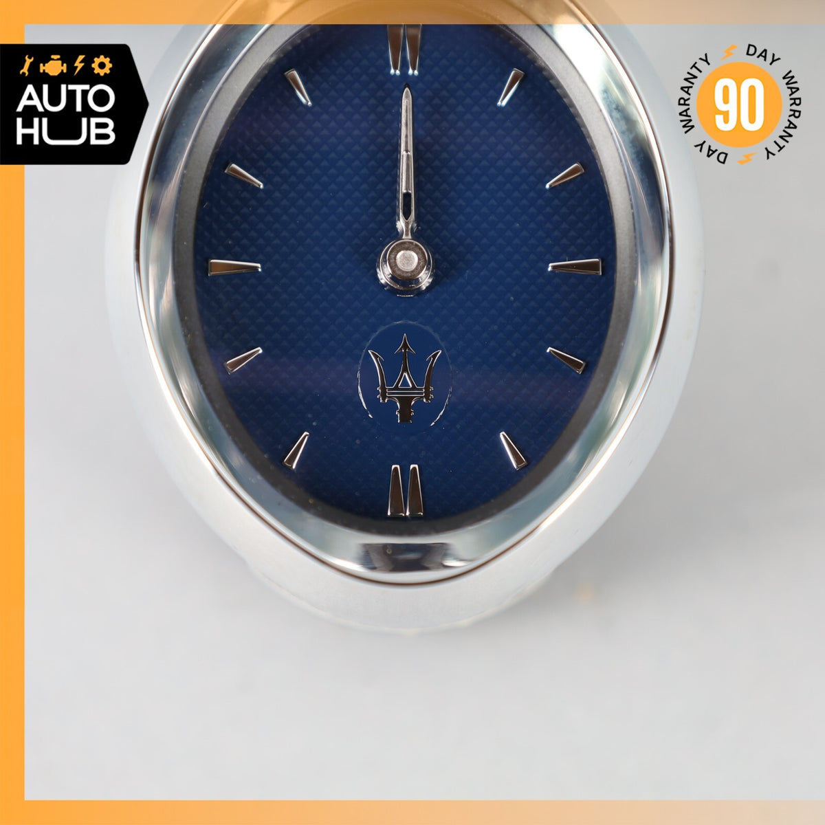 14-16 Maserati Quattroporte M156 Center Dashboard Analog Clock 670011361 OEM 69k - photo 4