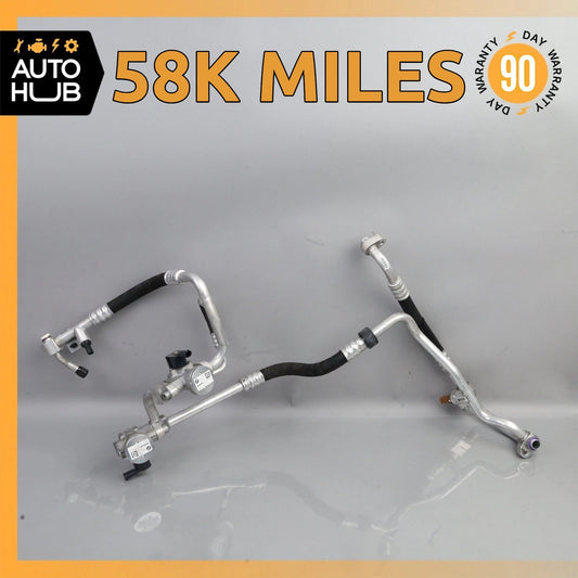 BMW i3 I01 Hybrid AC A/C Air Conditioning Line Set w/ Valve OEM 58k - photo 1