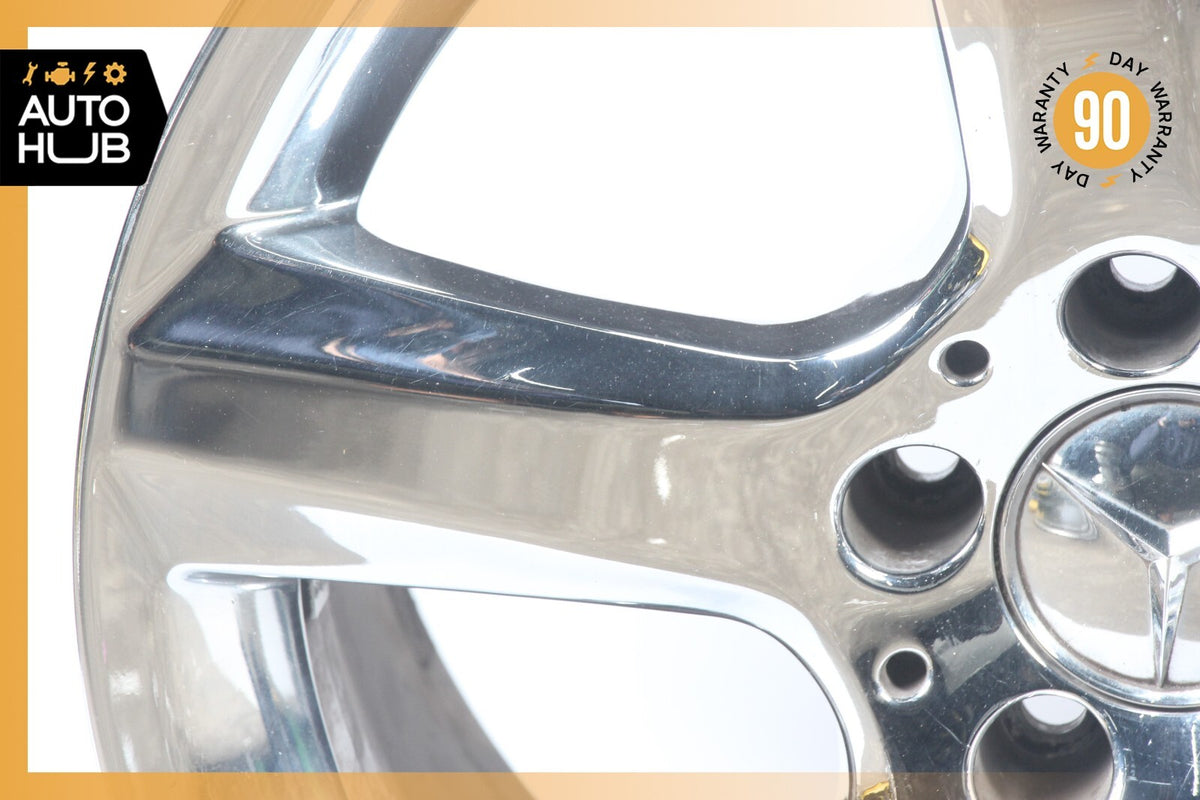 Mercedes R172 SLK250 SLC300 8.5 x 17 17" Rear Wheel Rim Chrome 1724013702 OEM - photo 2