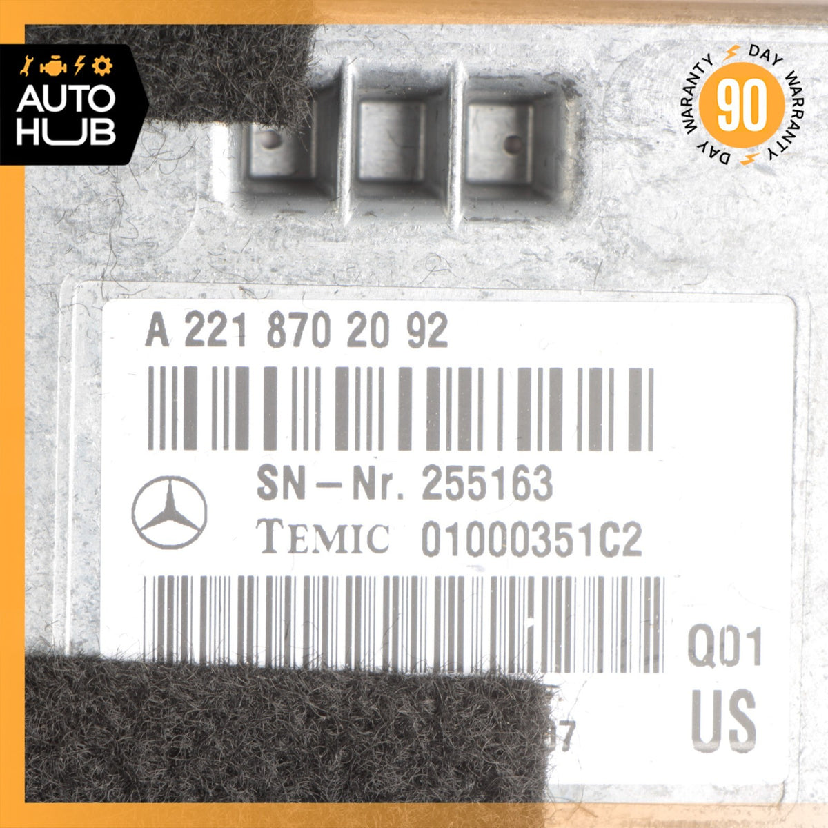 07-14 Mercedes W221 S65 CL550 Voice Language Communication Control Module OEM - photo 9