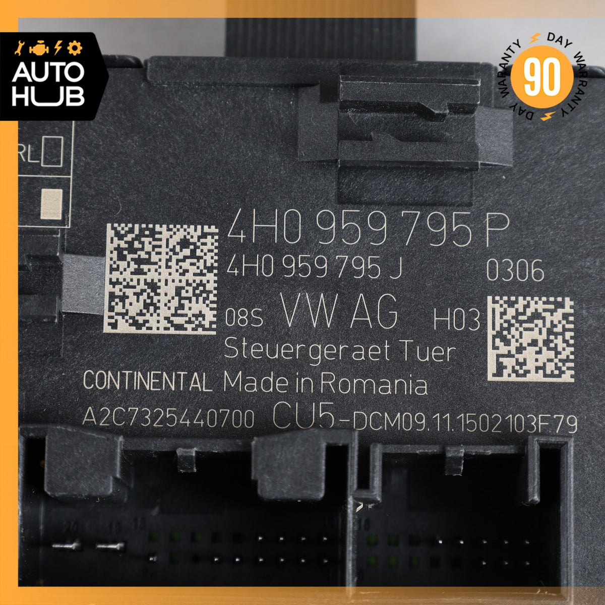 Porsche Macan 95B Rear Left or Right Side Door Control Module 4H0959795P OEM - photo 6