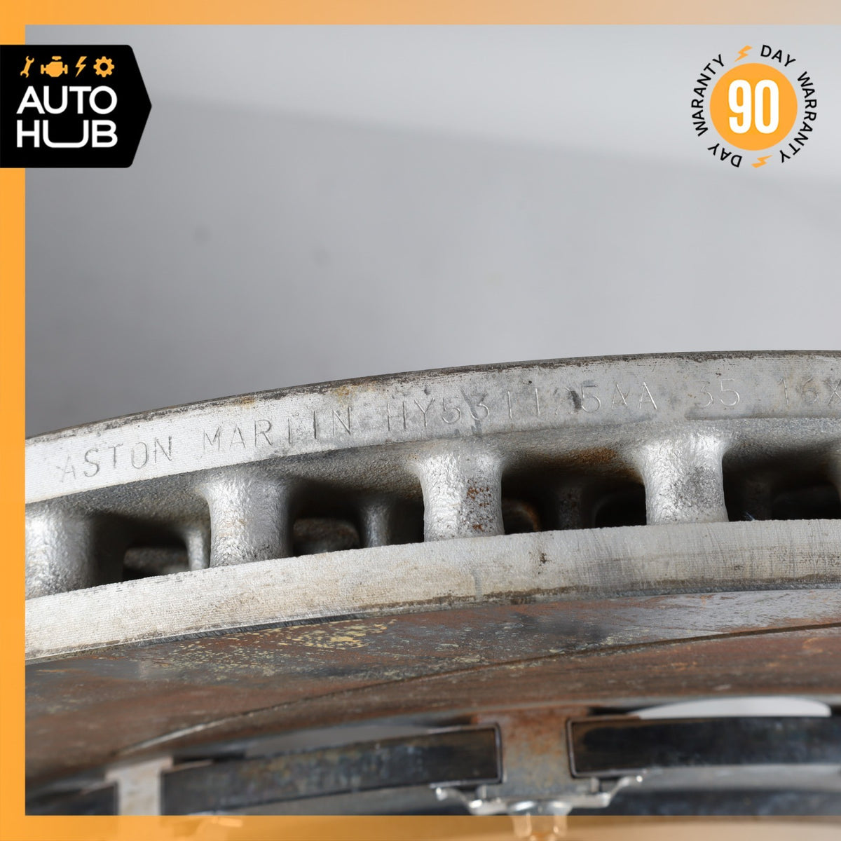 19-24 Aston Martin DB11 Vantage Front Left & Right Side Brake Rotor Set OEM - photo 20