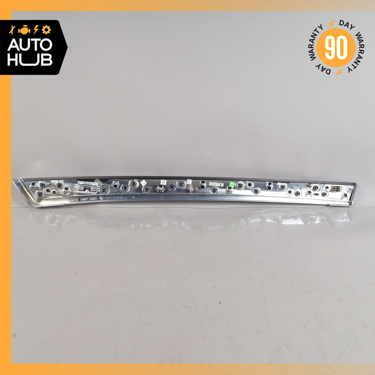 11-16 BMW F10 550i 535i Front Left Door Trim Panel Wood OEM - photo 6