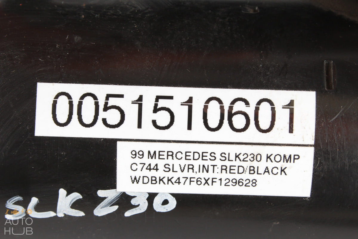 97-04 Mercedes R170 SLK230 Engine Motor Starter 0051510601 OEM - photo 9
