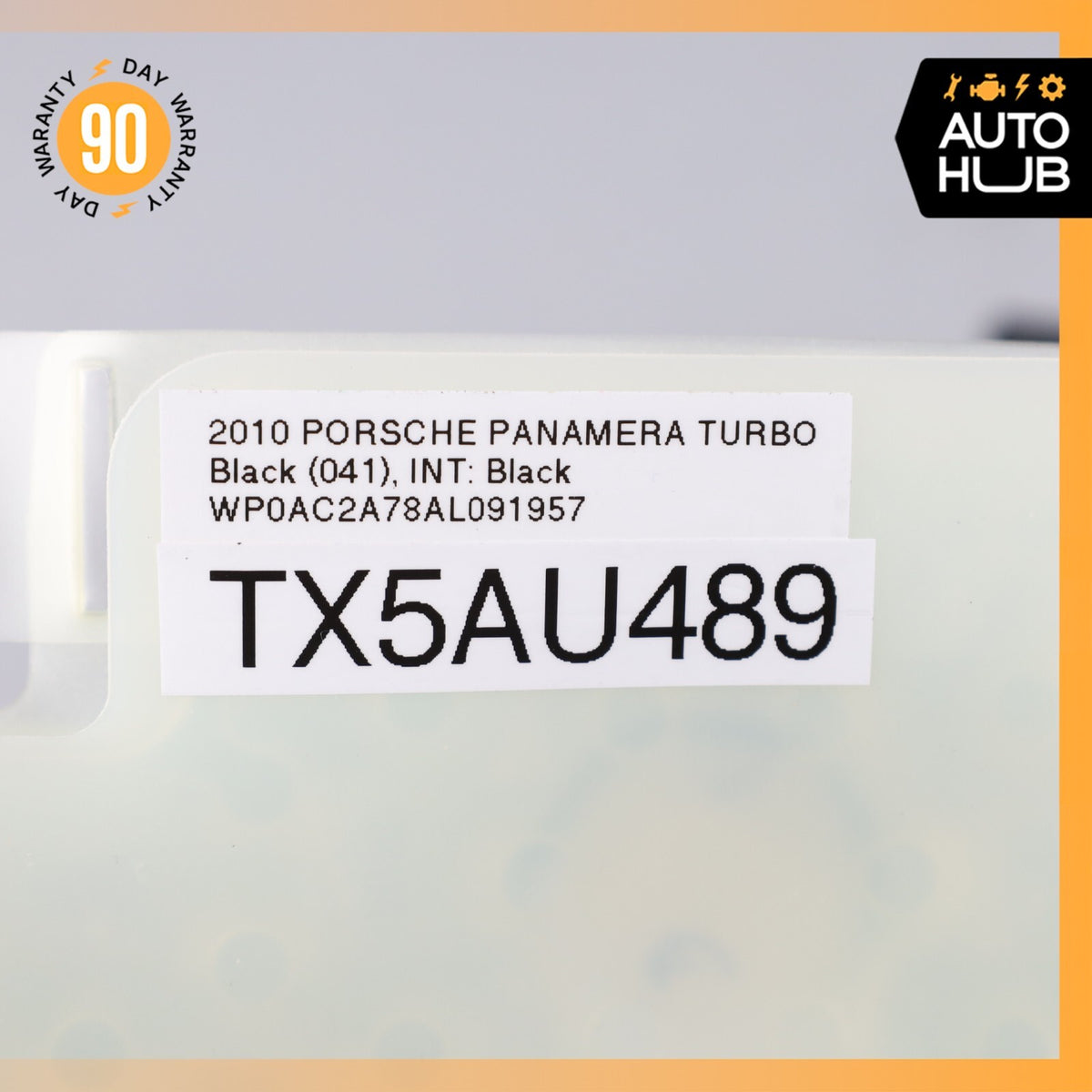 2010 Porsche Panamera 970 Turbo Front Right Seat Occupant Control Sensor Mat OEM - photo 10