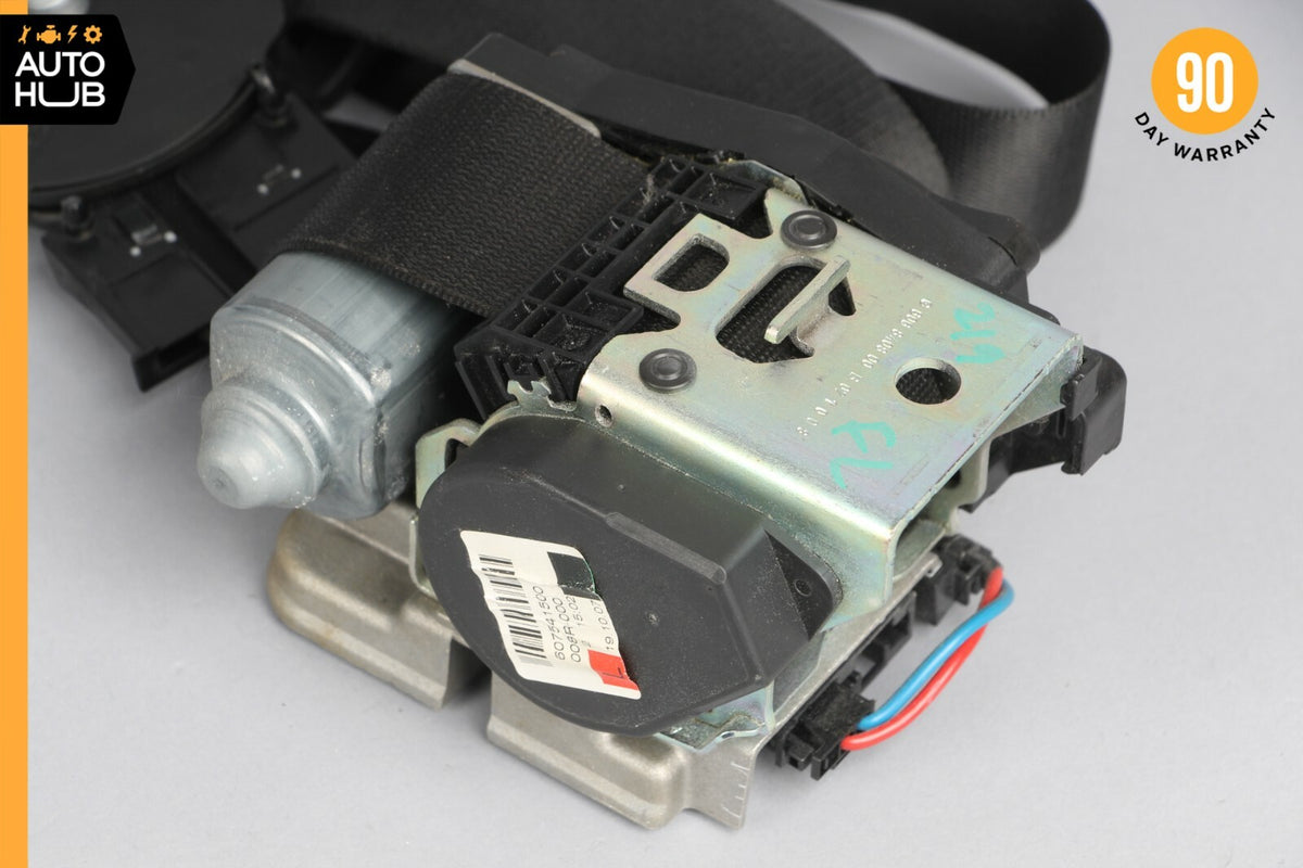 07-09 Mercedes W219 CLS550 E350 E550 Front Left Driver Side Seat Belt Black OEM - photo 9