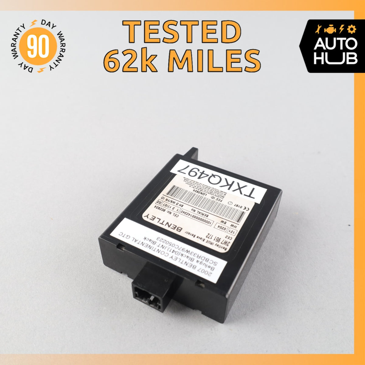 07-18 Bentley Continental GTC Anti Theft Alarm Movement Module OEM 62k - photo 1