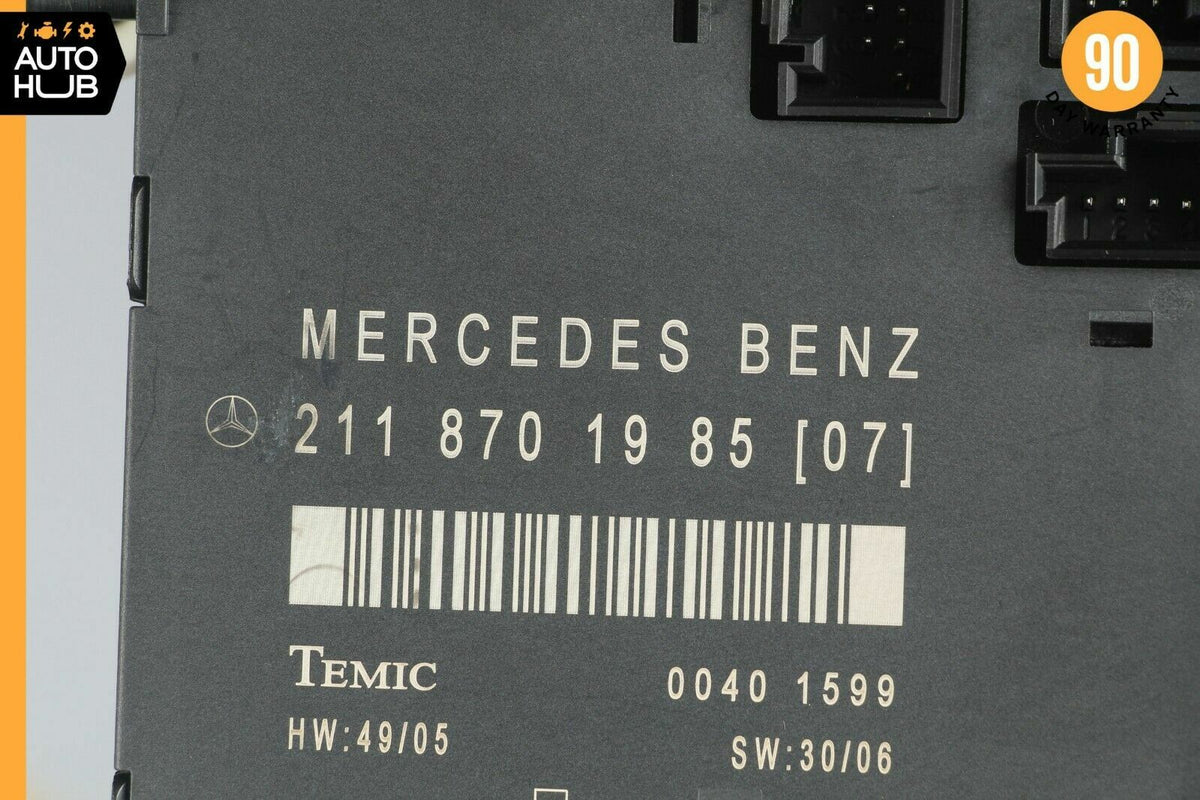03-09 Mercedes W211 E550 E320 Front Left Side Door Control Module 2118701985 OEM - photo 6