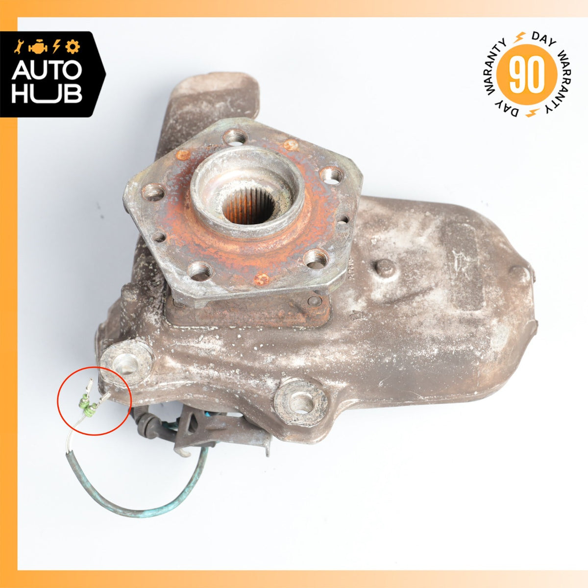 11-19 Maserati GranTurismo S M145 Front Right Side Spindle Knuckle Hub OEM - photo 3