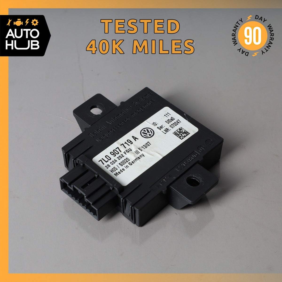 03-12 Bentley Continental GTC GT Flying Spur Anti Theft Alarm Module OEM 40k - photo 1