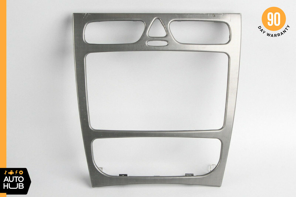 01-04 Mercedes W203 C230 C240 C320 Center Console Radio Trim Bezel Panel OEM - photo 1