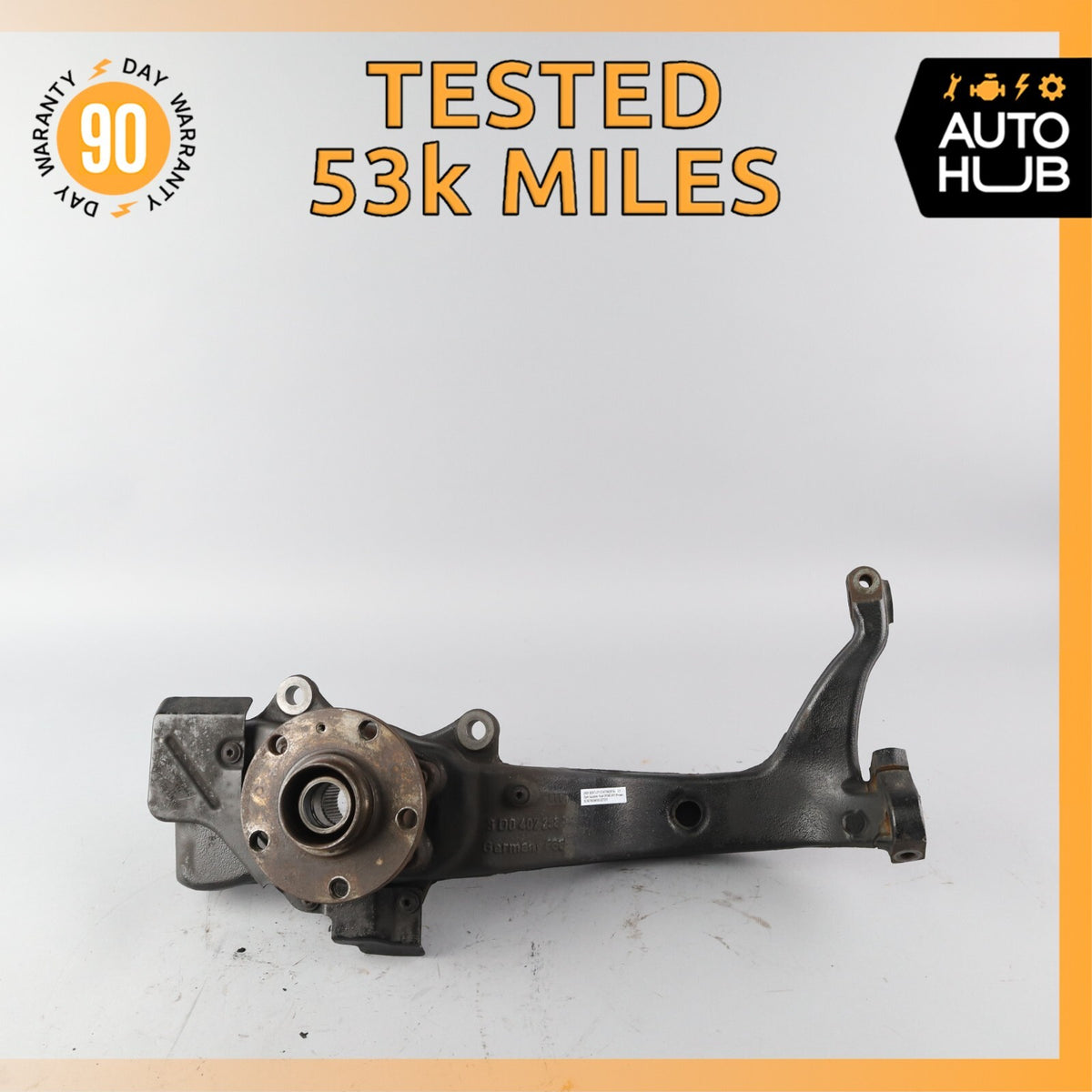 03-07 Bentley Continental GT Coupe Front Right Side Spindle Knuckle Hub OEM 53k - photo 1
