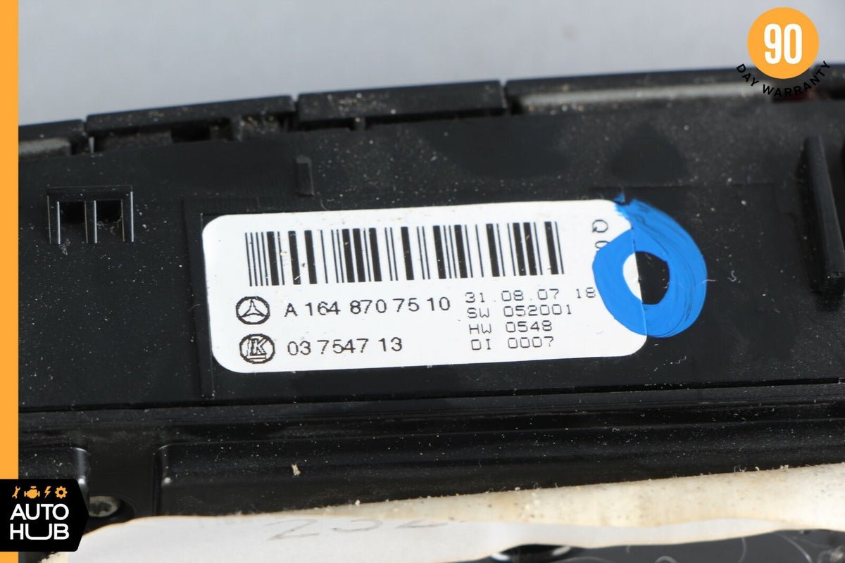 06-12 Mercedes W164 ML550 GL450 Dash Hazard Heated Seats ESP Control Panel OEM - photo 11