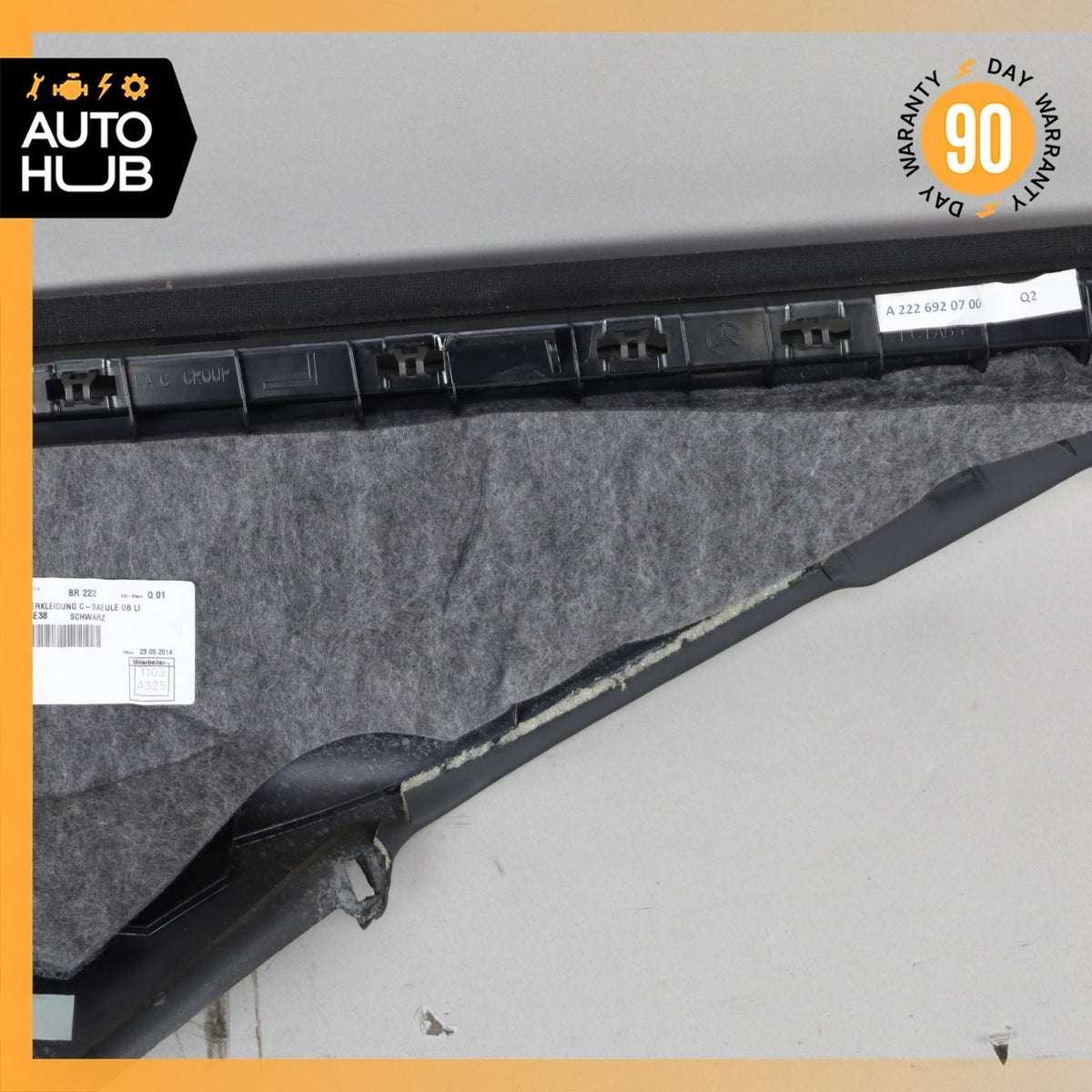14-17 Mercedes W222 S65 AMG S600 Rear Left Quarter Upper C Pillar Exclusive OEM - photo 10