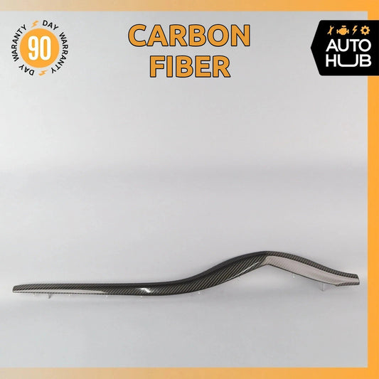 08-19 Maserati GranTurismo M145 Center Dashboard Dash Trim Molding Carbon OEM - photo 1