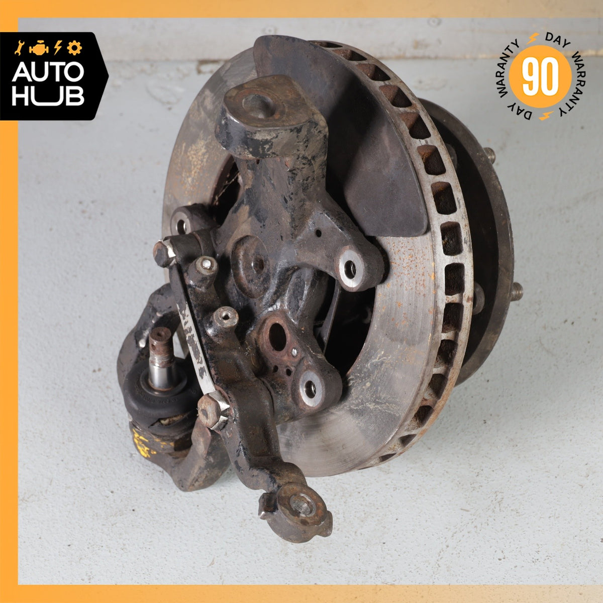 90-96 Bentley Brooklands Silver Spur Front Left Spindle Knuckle Hub w/ Disc OEM - photo 18