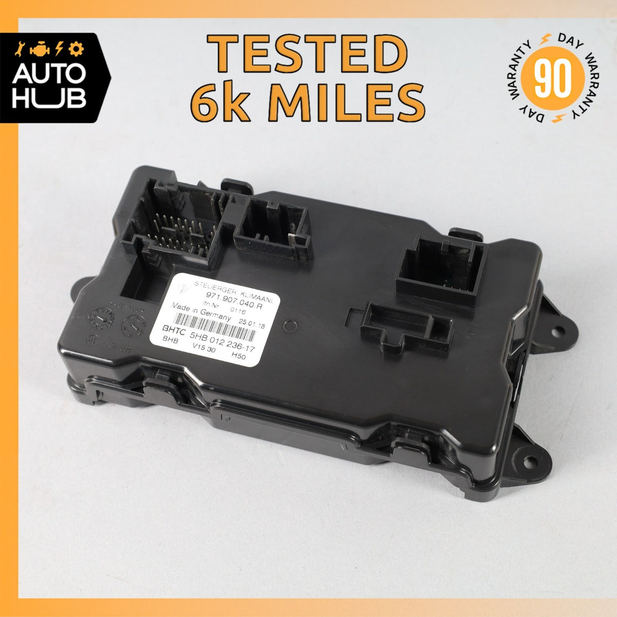 17-23 Porsche Panamera 4S 971 A/C AC Air Conditioning Control Module OEM 6k - photo 1