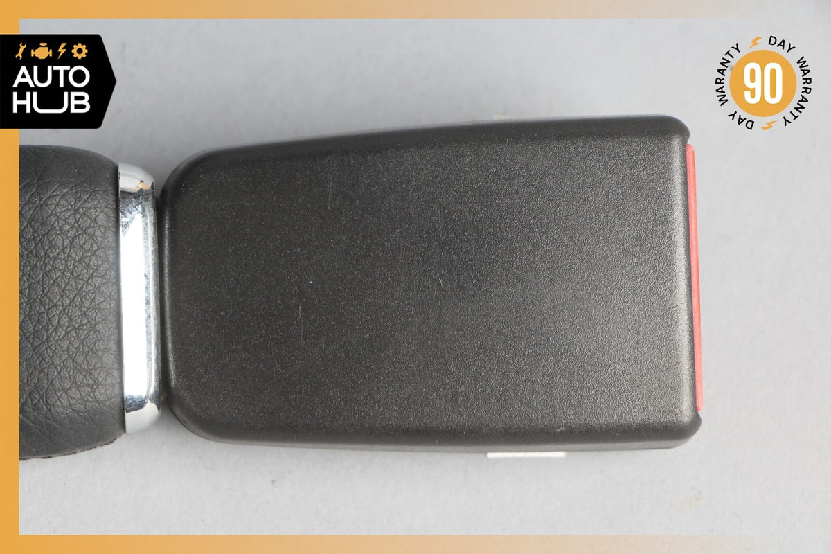 03-06 Mercedes W220 S500 S350 Seat Belt Buckle Seatbelt Front Right Black OEM - photo 3