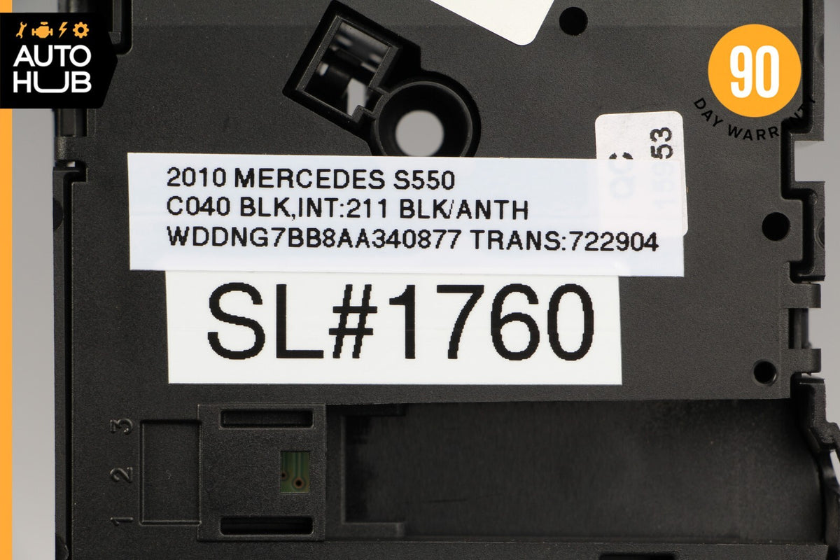 07-14 Mercedes W221 S550 CL550 Front Left Driver Seat Control Memory Switch OEM - photo 12