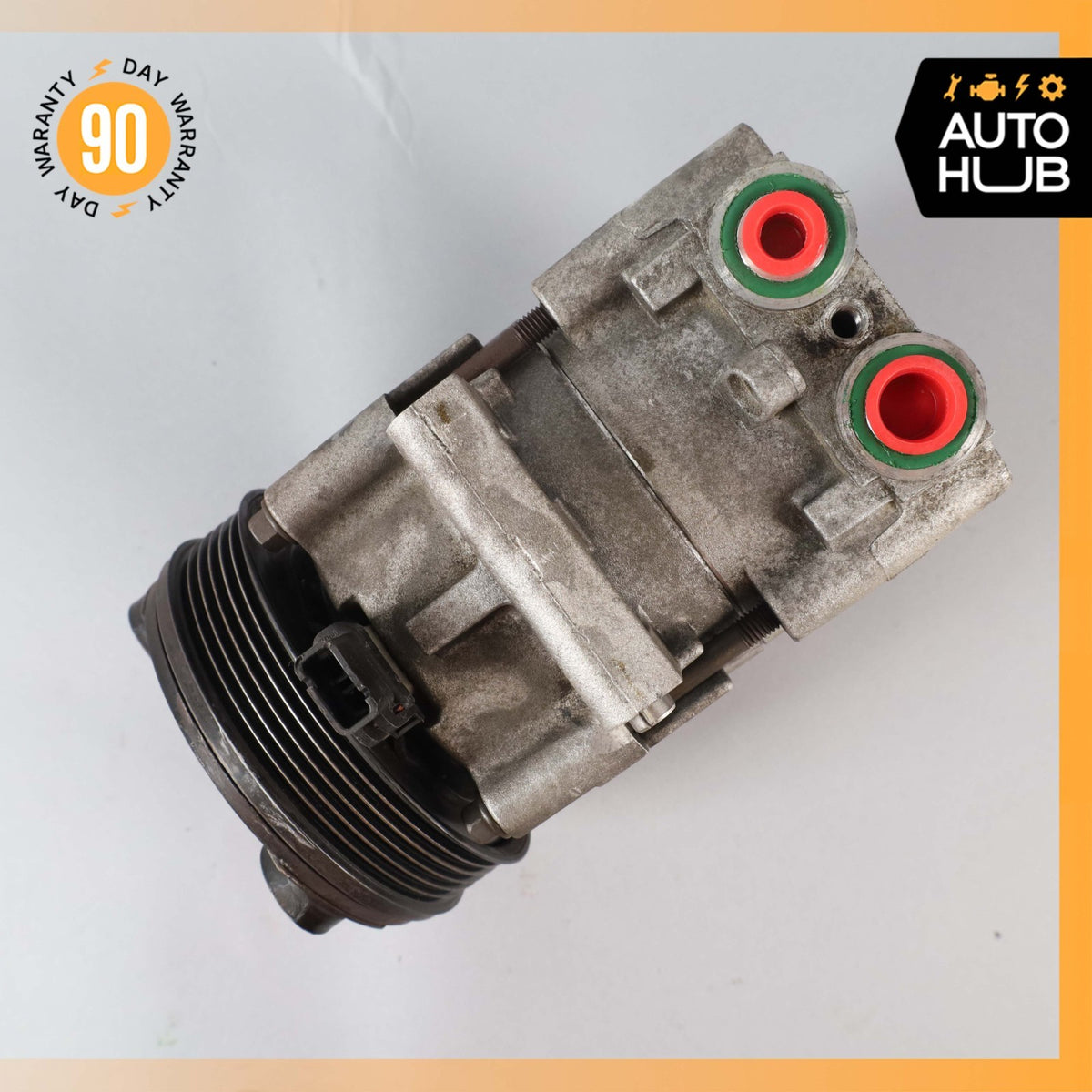 00-04 Aston Martin DB7 Vantage A/C Air Conditioning Compressor XR1H19D629AA OEM - photo 4