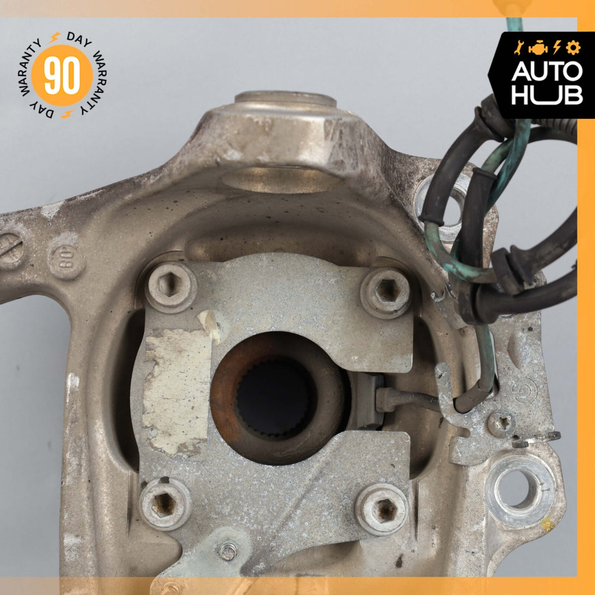 03-10 Maserati Quattroporte M139 Front Right Side Spindle Knuckle Hub OEM - photo 8