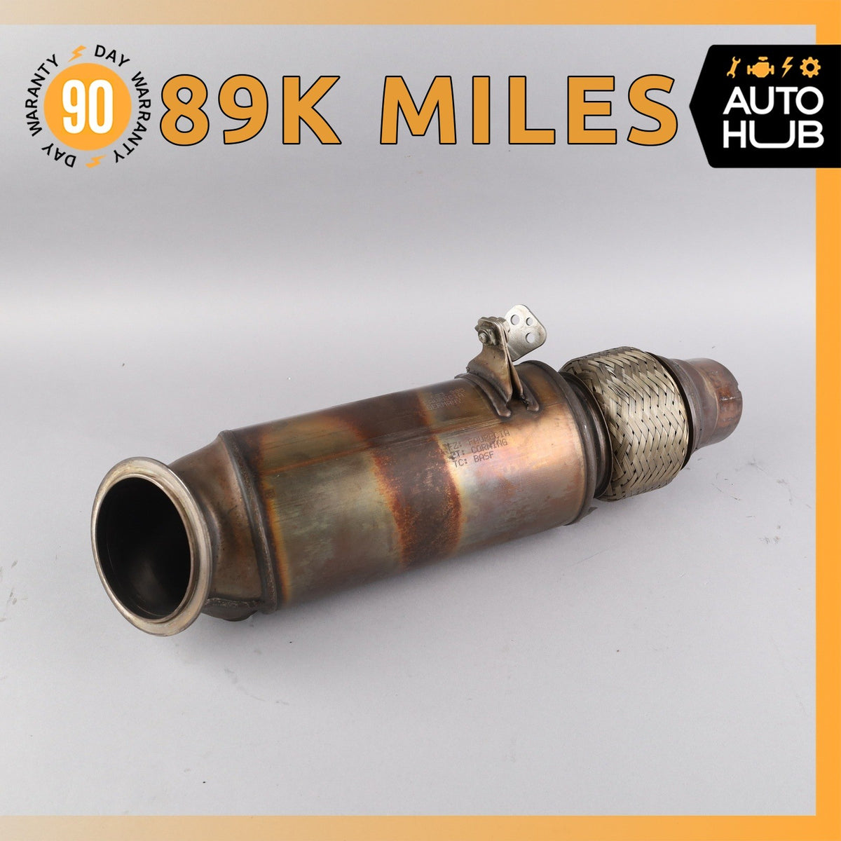14-19 BMW F15 X5 X6 35i 535i 640i N55 3.0L Exhaust Downpipe 8603905 OEM 89k - photo 1