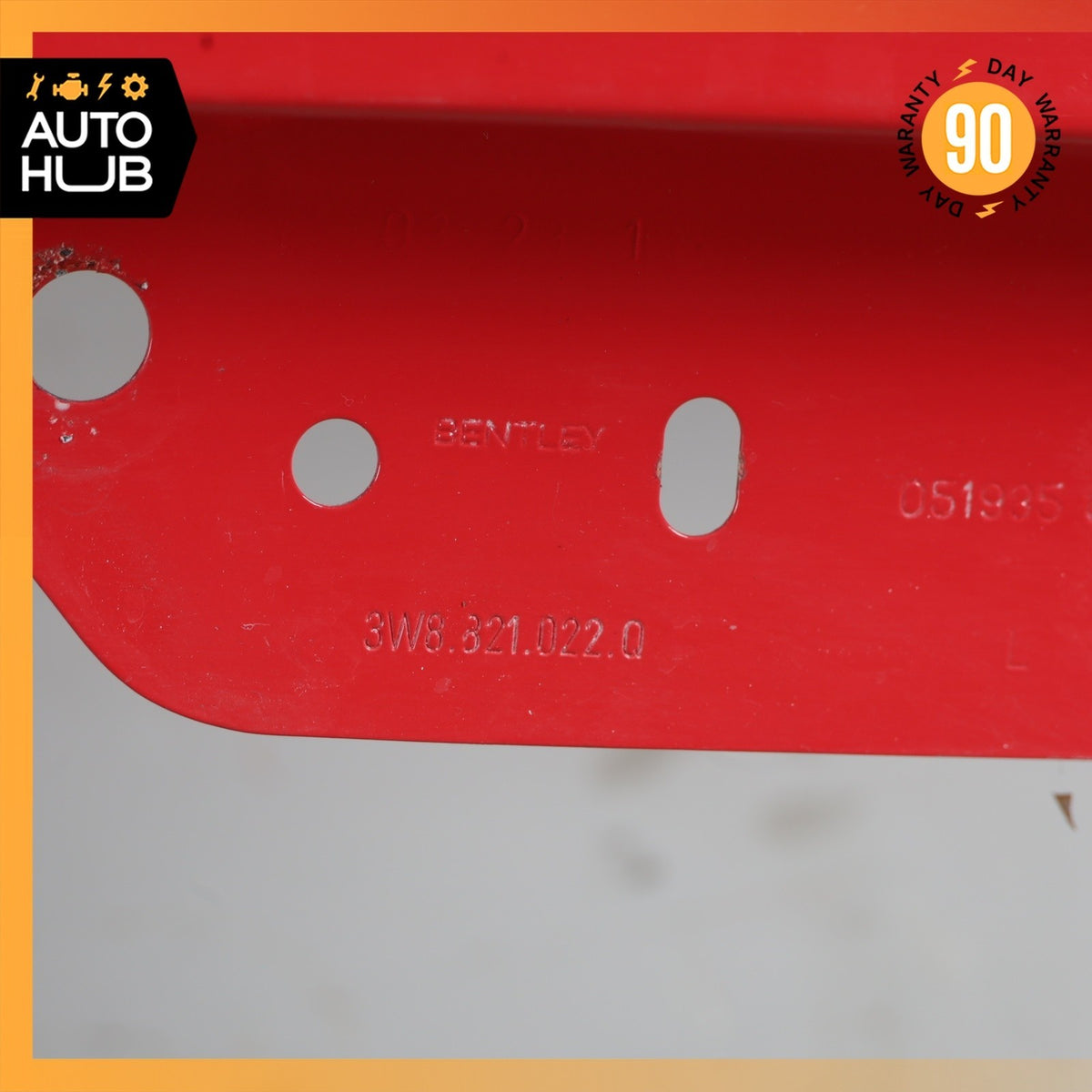 03-11 Bentley Continental GT GTC Right Passenger Side Fender Assembly Red OEM - photo 10