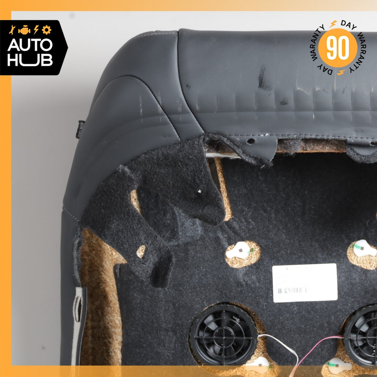 Mercedes W222 S550e S600 Front Left Seat Upper Back Cushion Exclusive Black OEM - photo 8