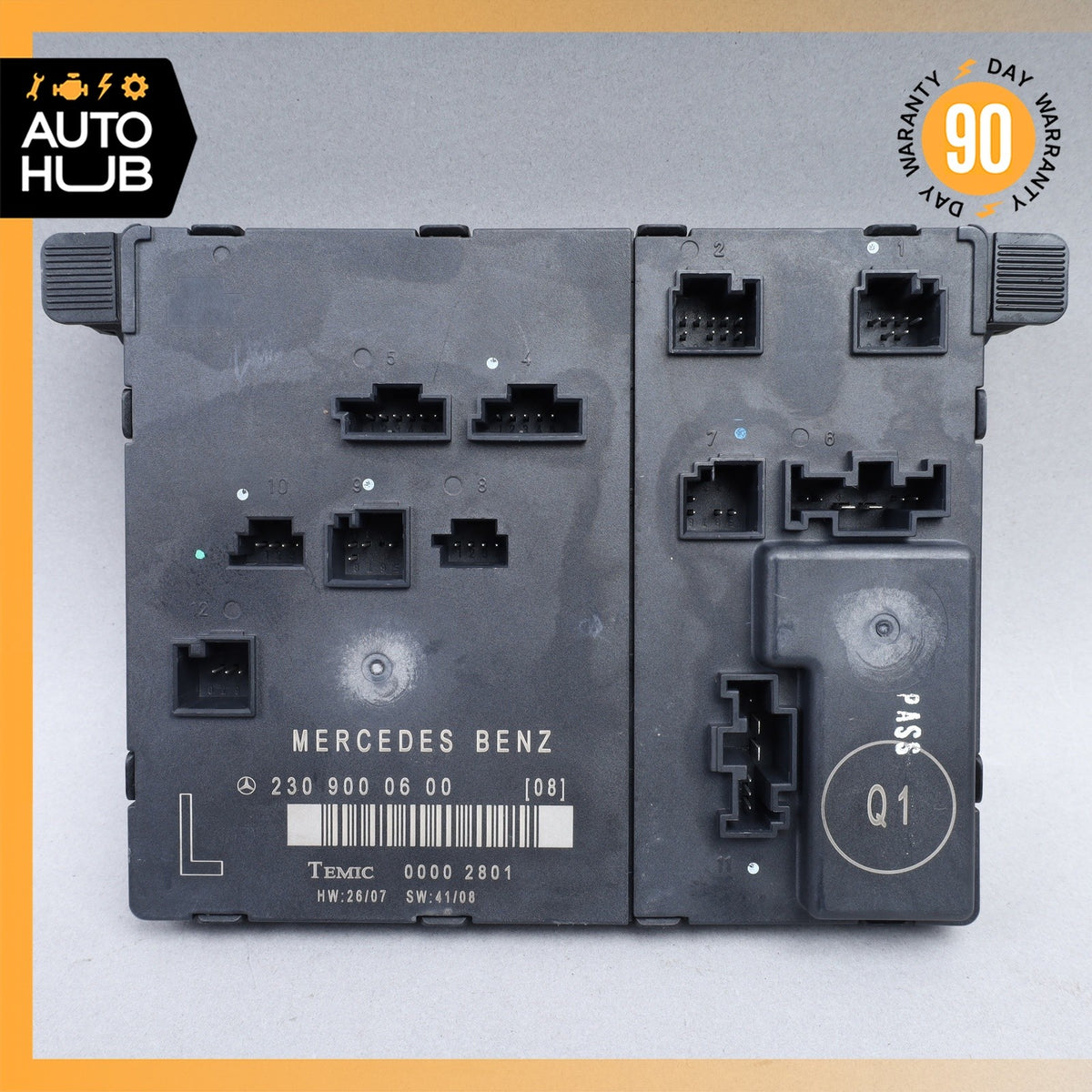 03-12 Mercedes R230 SL500 SL550 Door Control Module Left Driver Side OEM - photo 6