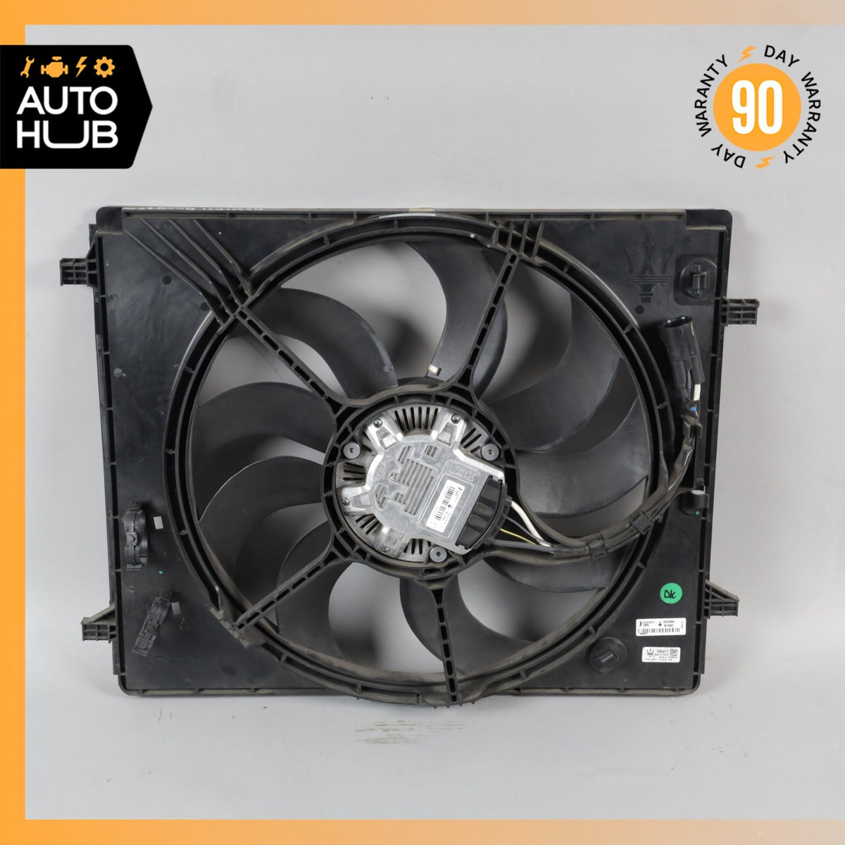 Maserati Quattroporte M156 Engine Radiator Cooling Fan Motor Assembly OEM 56k - photo 7