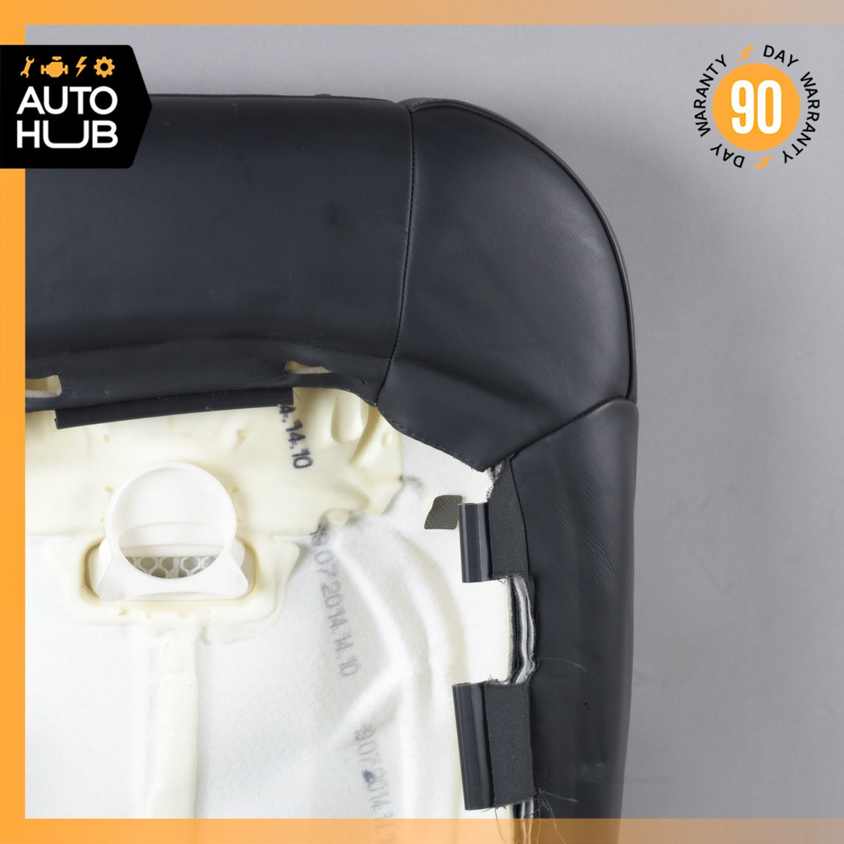 15-18 Porsche Macan S 95B Front Left Side Seat Upper Cushion Leather Black OEM - photo 15