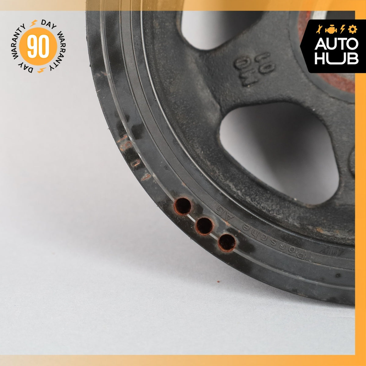 11-16 Porsche Panamera 970 3.6L V6 Crank Shaft Pulley Harmonic Dampener OEM 99k - photo 7