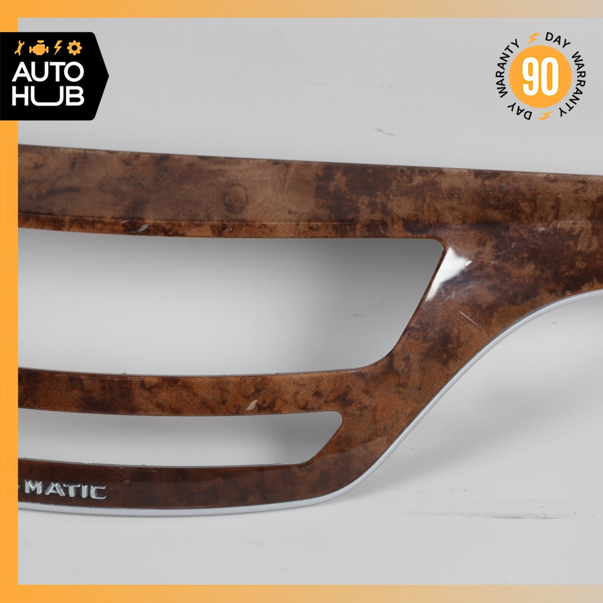 07-13 Mercedes W221 S550 S350 Dashboard Center Trim Molding 2216805471 Wood OEM - photo 5