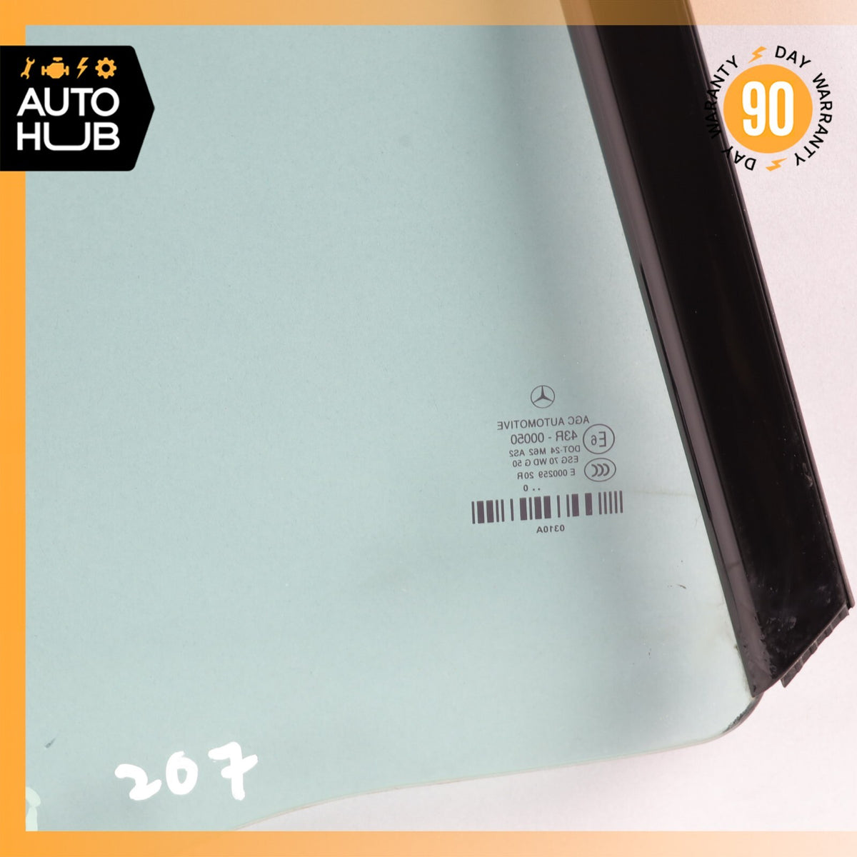 11-17 Mercedes W207 E550 Convertible Rear Left Quarter Window Glass OEM 46k - photo 18