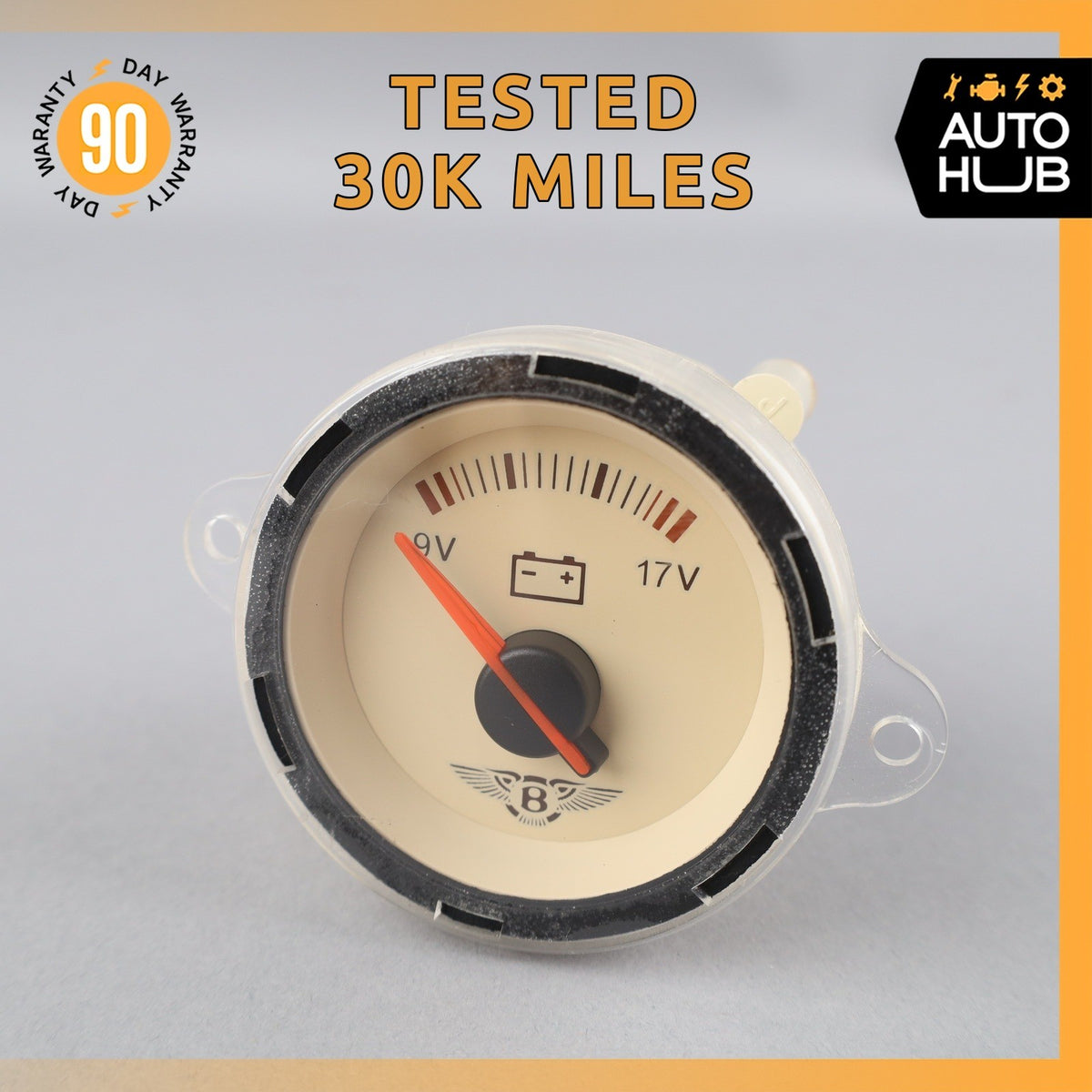 Bentley Arnage Battery Indicator Gauge PM25092PD OEM 30k - photo 1