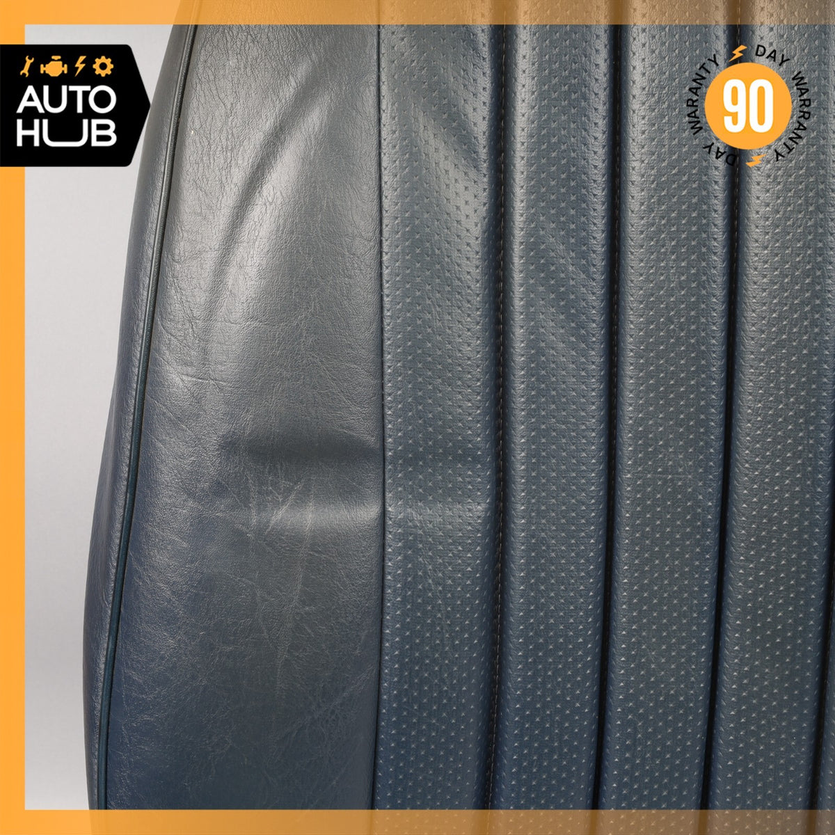 80-89 Mercedes R107 380SL 560SL Top Upper Seat Cushion Right Side Blue OEM - photo 3